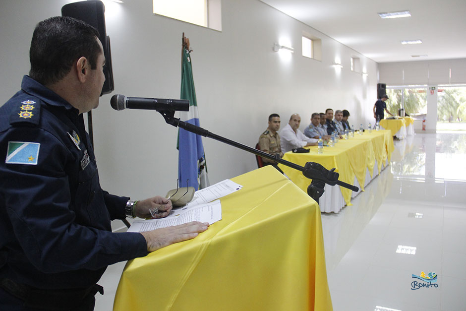 Prefeito Leleco participa de troca de comando da 1ªCIPM de Bonito