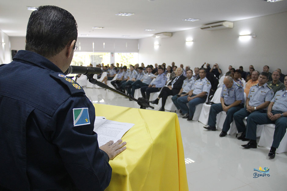 Prefeito Leleco participa de troca de comando da 1ªCIPM de Bonito