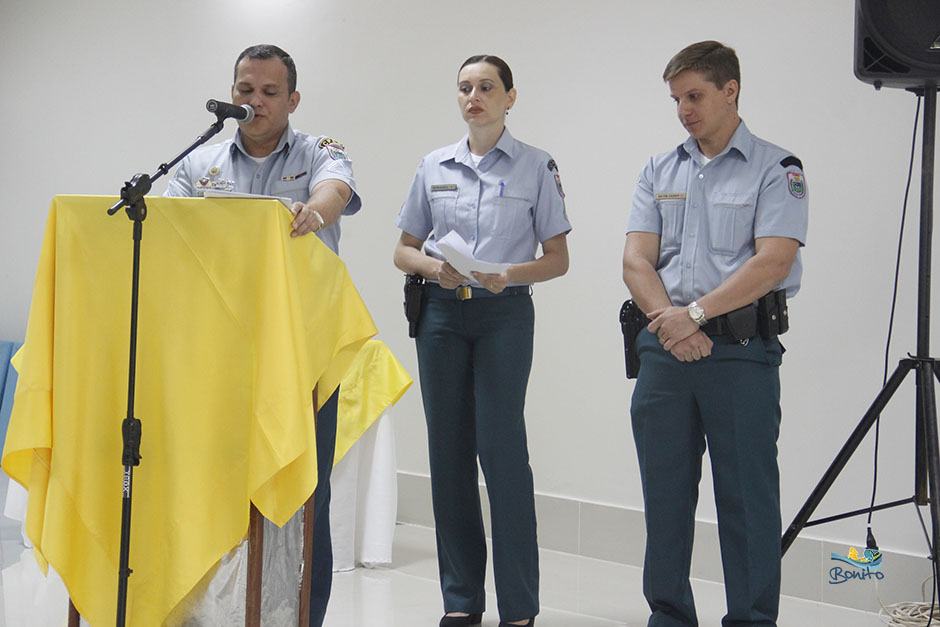 Prefeito Leleco participa de troca de comando da 1ªCIPM de Bonito
