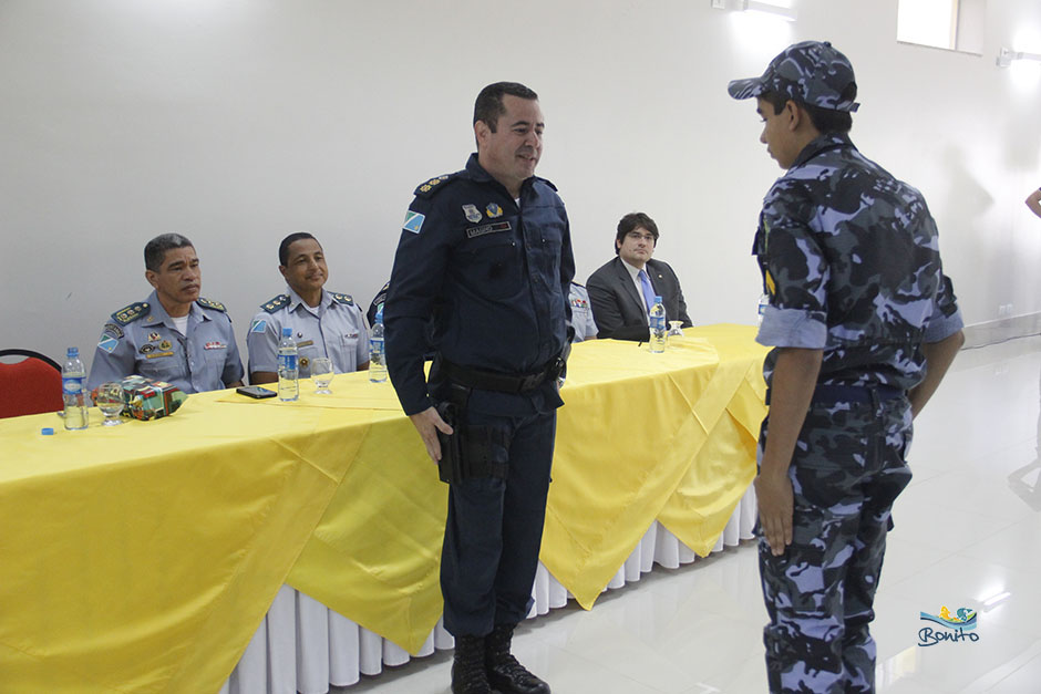 Prefeito Leleco participa de troca de comando da 1ªCIPM de Bonito