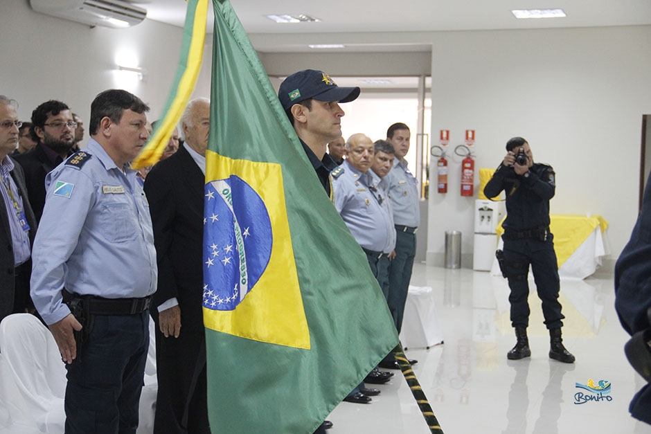 Prefeito Leleco participa de troca de comando da 1ªCIPM de Bonito