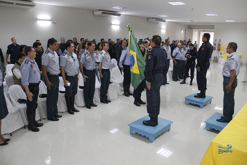 Prefeito Leleco participa de troca de comando da 1ªCIPM de Bonito