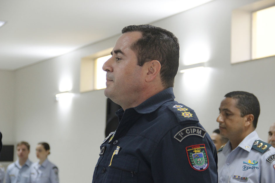 Prefeito Leleco participa de troca de comando da 1ªCIPM de Bonito