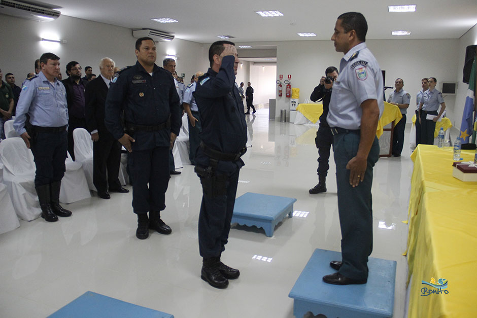 Prefeito Leleco participa de troca de comando da 1ªCIPM de Bonito