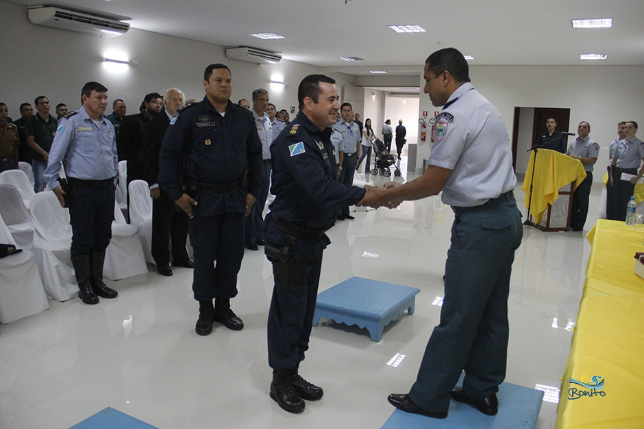 Prefeito Leleco participa de troca de comando da 1ªCIPM de Bonito