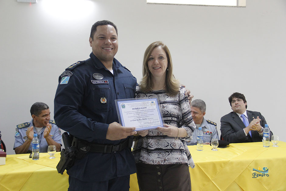 Prefeito Leleco participa de troca de comando da 1ªCIPM de Bonito