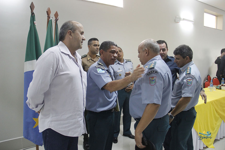 Prefeito Leleco participa de troca de comando da 1ªCIPM de Bonito