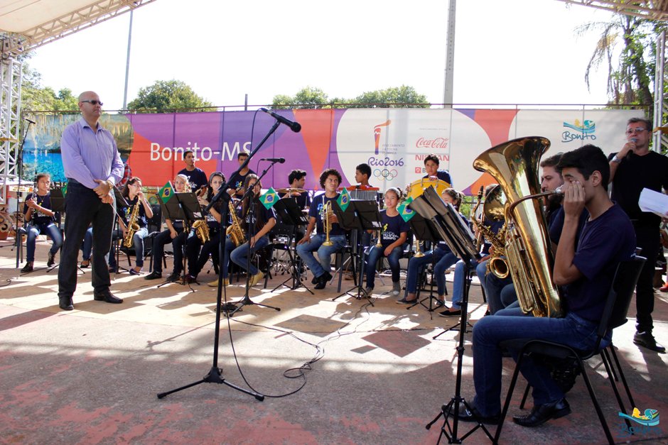 Momentos especiais: Passagem da Tocha Olímpica em Bonito
