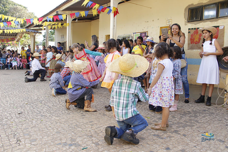Festa Junina na Escola Municipal Manoel Inácio de Farias