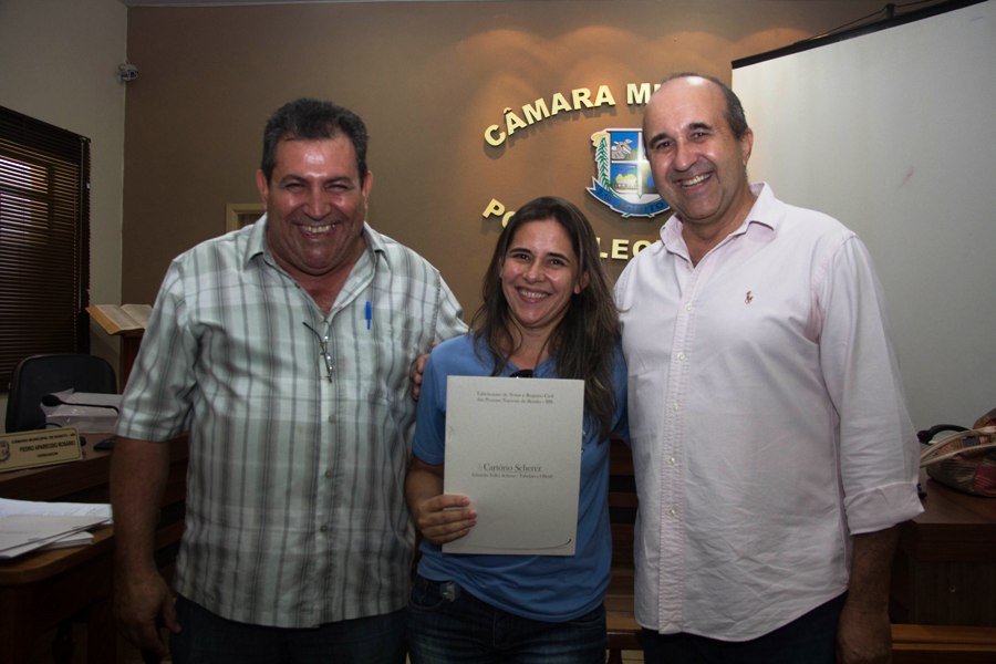 Entrega das escrituras dos lotes dos funcionários públicos municipais de Bonito