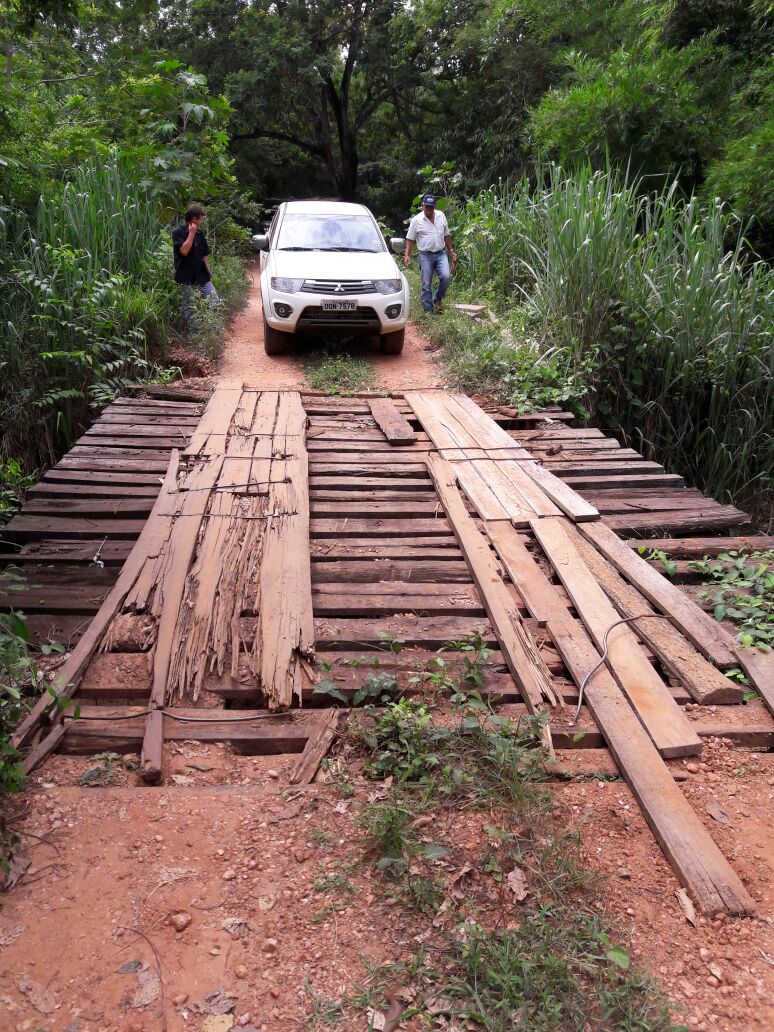 Prefeitura inspeciona pontes na região da Fazenda Chaiene