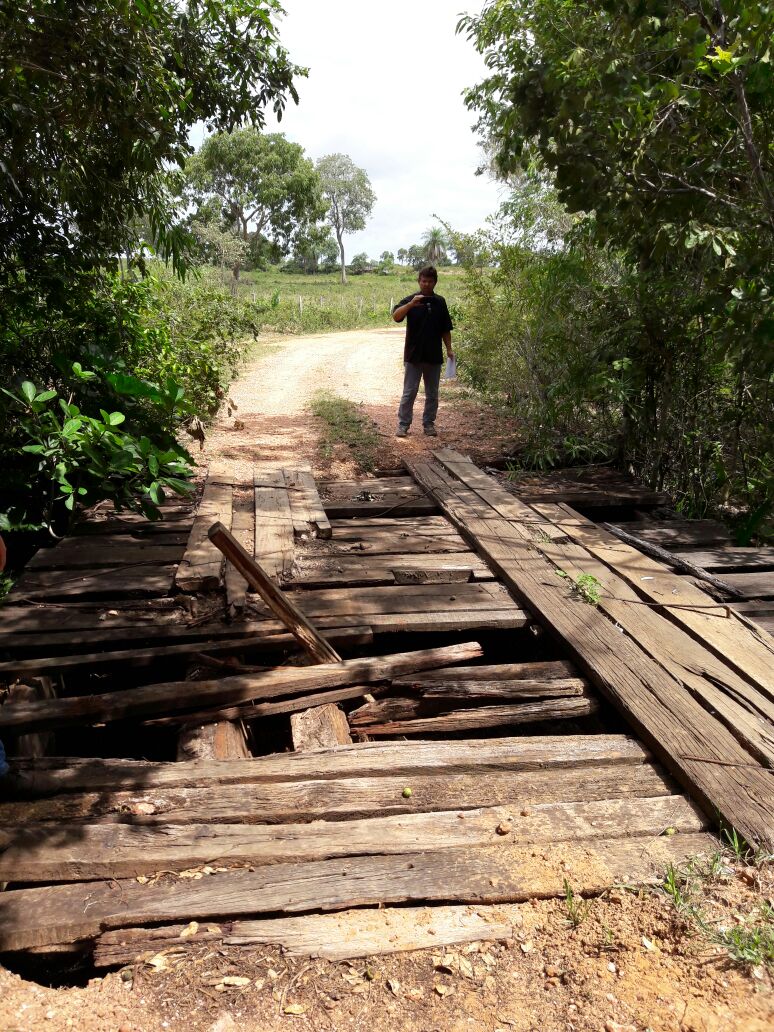Prefeitura inspeciona pontes na região da Fazenda Chaiene
