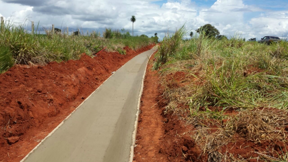 Pavimentação da estrada do Curê prossegue em ritmo acelerado