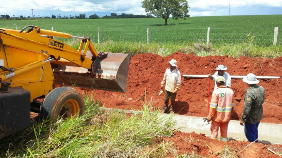 Pavimentação da estrada do Curê prossegue em ritmo acelerado