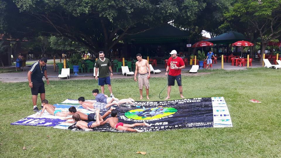 Recreação e Lazer reune crianças e adultos no Balneário