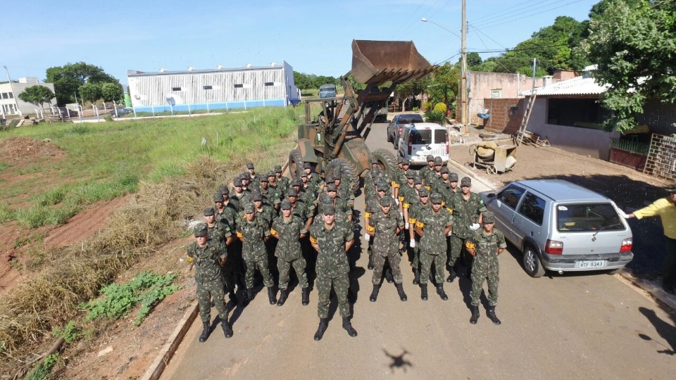 Mutirão mobiliza equipes da Prefeitura Municipal e do Exército