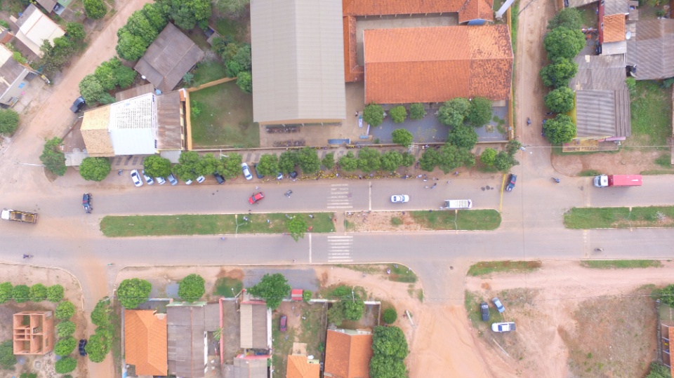 Simulação de acidente divulga campanha Maio Amarelo