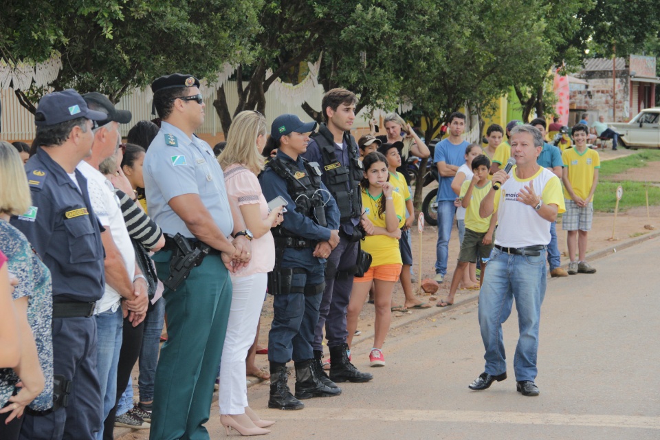 Simulação de acidente divulga campanha Maio Amarelo