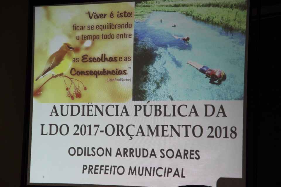 Prefeitura realiza Audiência da Lei de Diretrizes Orçamentária
