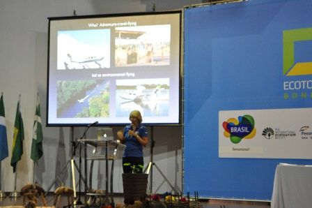 Palestrante Margi Moss defende a valorização do Ecoturismo e afirma que Bonito está no caminho certo