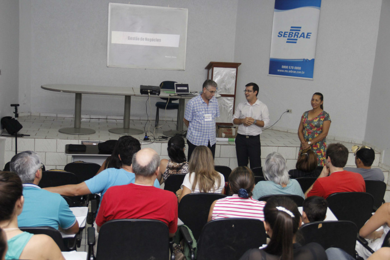Empresários estão sendo capacitados em gestão de pequenos negócios