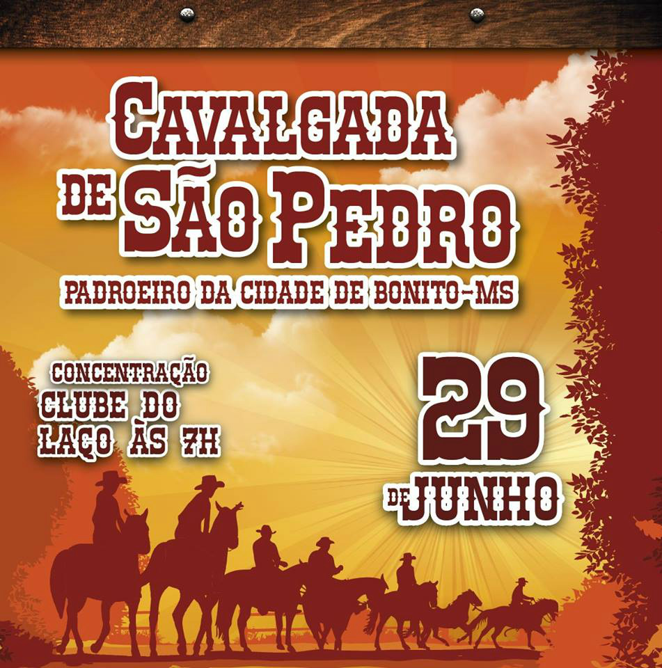Itinerário da Cavalgada de São Pedro - 2014