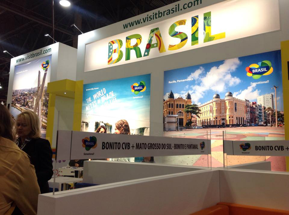 Turismo: Conselheiro do COMTUR de Bonito participa de Feira nos EUA Stand Brasil no Imex - America