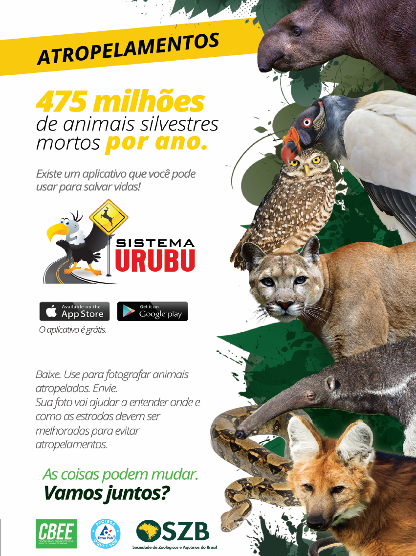 Fonte: Sociedade de Zoológicos e Aquários do Brasil