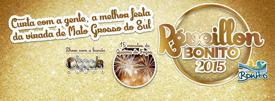 Réveillon em Bonito terá queima de fogos e banda ao vivo