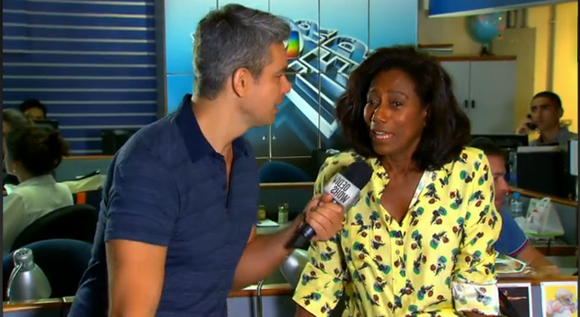 Glória Maria cita Bonito como o lugar mais inesquecível do país Glória Maria durante entrevista para o Vídeo Show (Divulgação/TV Globo)