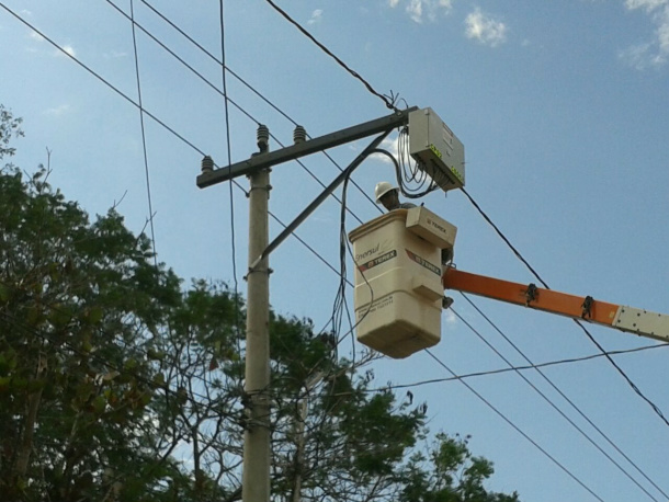 Novo sistema de iluminação é instalado no Distrito Águas do Miranda (crédito: divulgação)