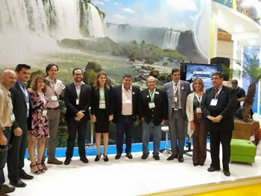 Delegação de Bonito durante a cerimônia de adesão a ATTA