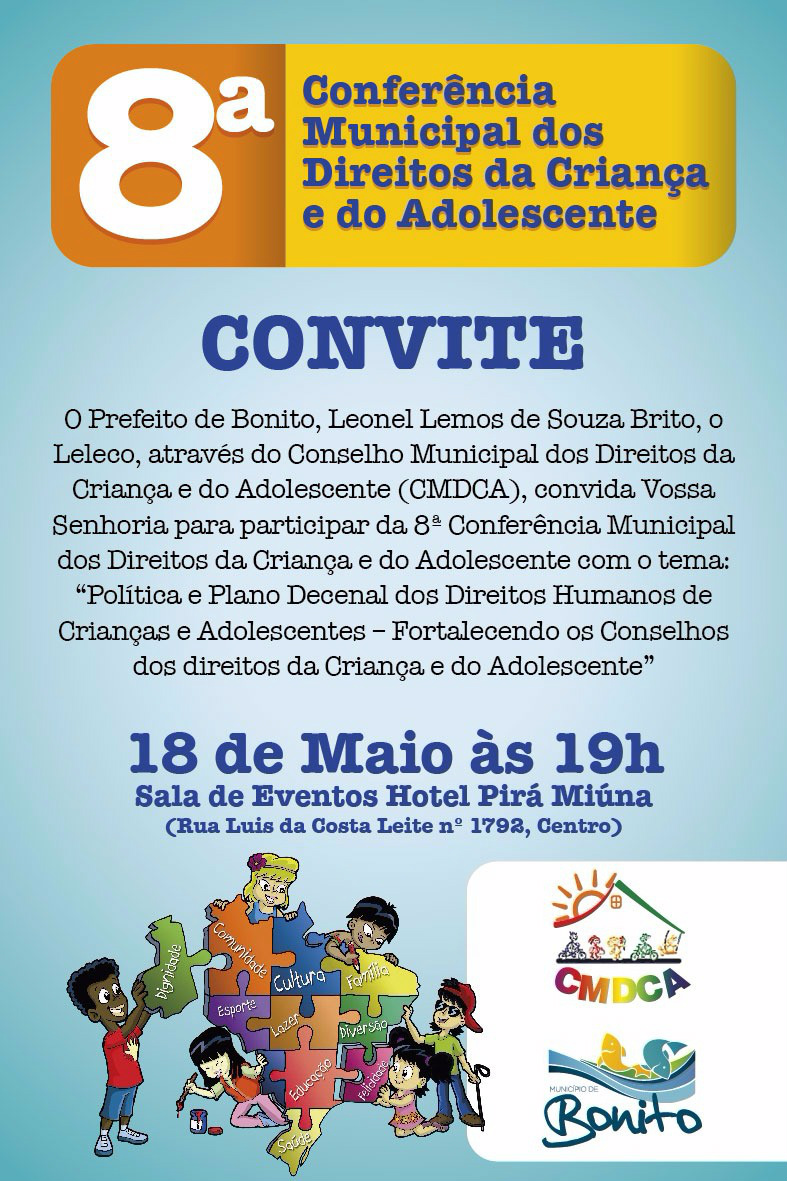 8ª Conferência Municipal dos Direitos da Criança e do Adolescente
