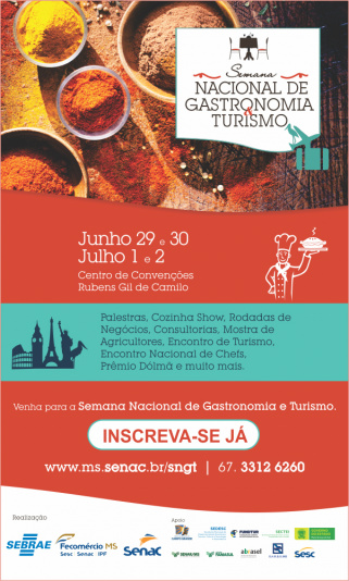 Semana Nacional de Gastronomia e Turismo