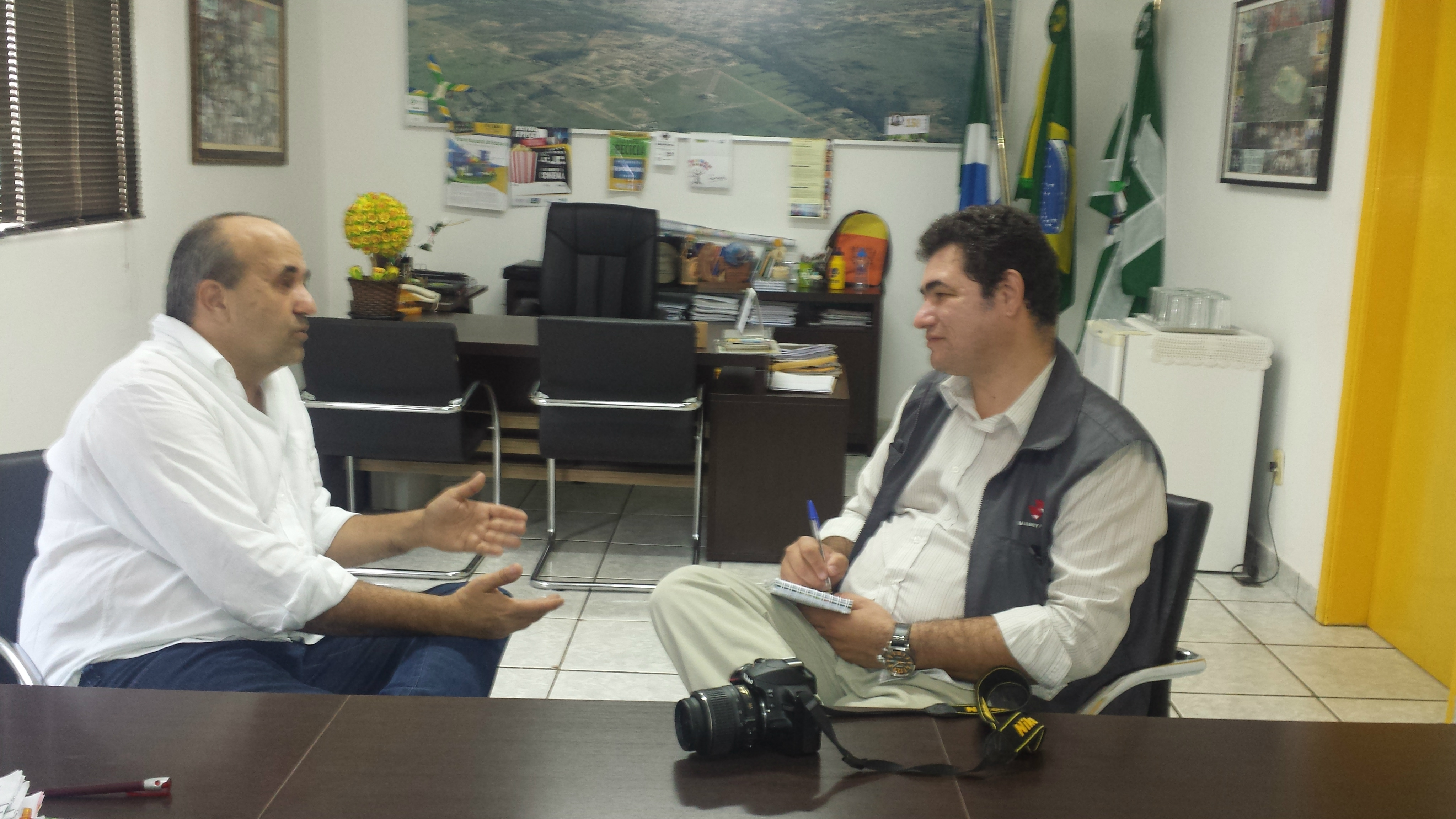 Prefeito Leleco Recebe Jornalista do Site G1