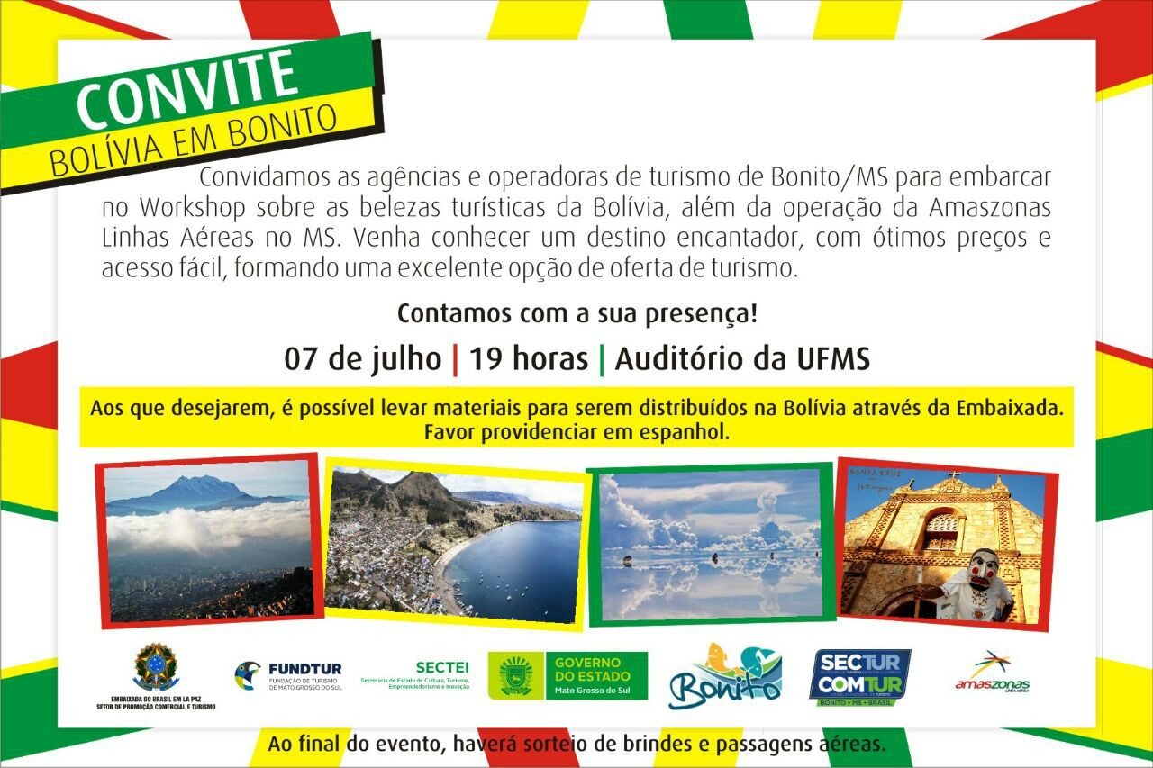 Participe do Workshop Sobre as Belezas Turísticas da Bolívia