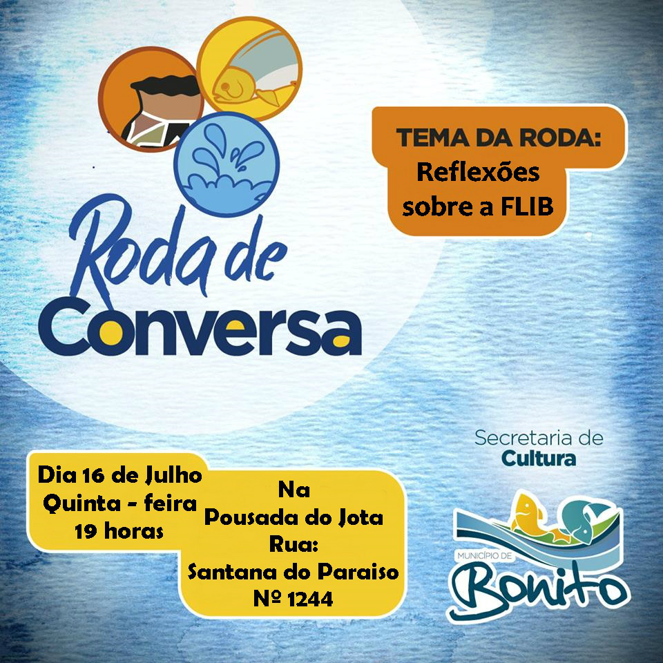 Secretaria de Cultura Realizará Roda de Conversa