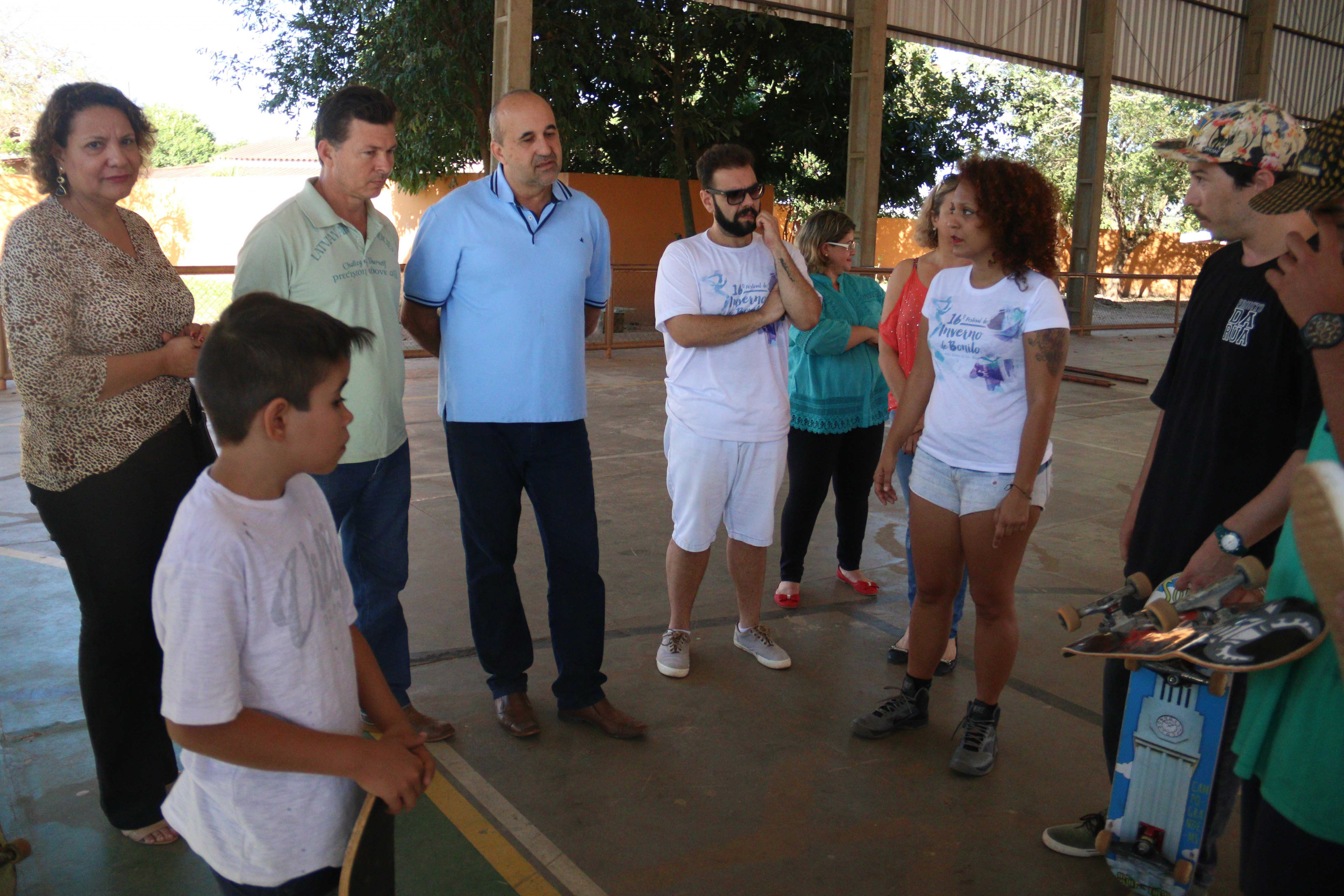 Prefeito Participa de Abertura da Oficina de Skate