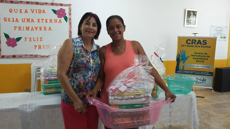 Assistência Social faz entrega de kits bebê para as gestantes participantes do Paif