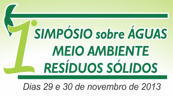 Simpósio em Bonito-MS abordará os temas água, resíduos sólidos e meio ambiente