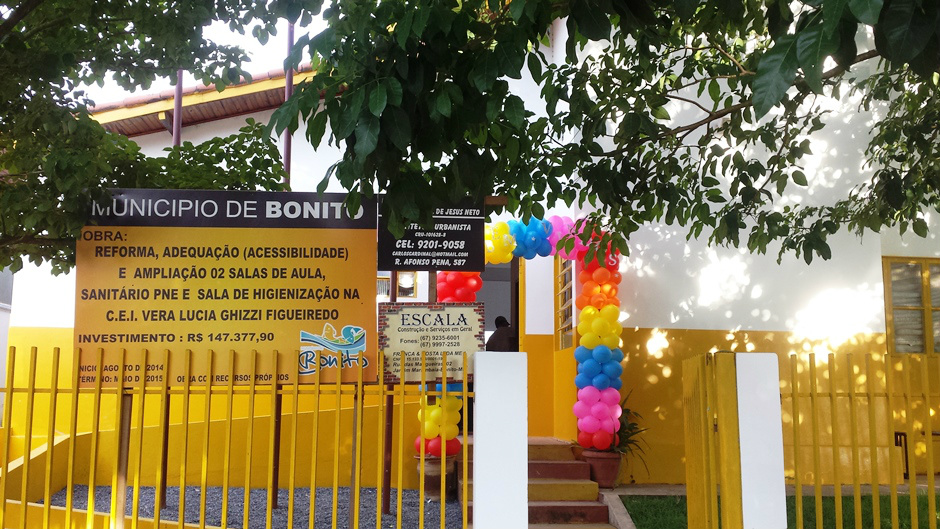 Prefeitura de Bonito entrega ampliação e reforma do CEI “Vera Lúcia”