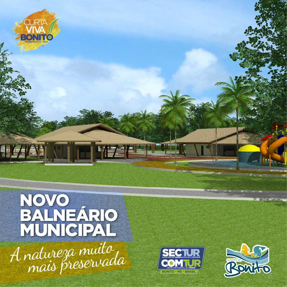 Prefeito Leleco visita obras em andamento no Balneário Municipal
