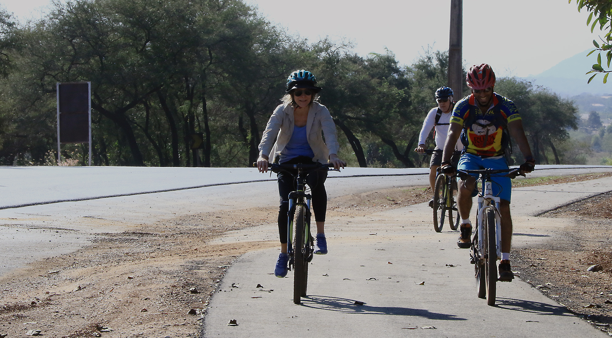 Pista na entrada de Bonito ganhou ciclovia. Foto: Edemir Rodrigues