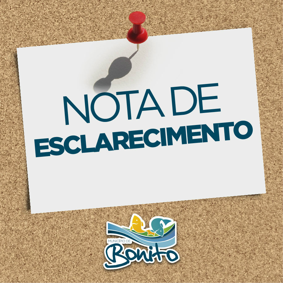 Nota sobre denúncia de esgoto e lixão a céu aberto em Bonito Nota sobre denúncia de esgoto e lixão a céu aberto em Bonito
