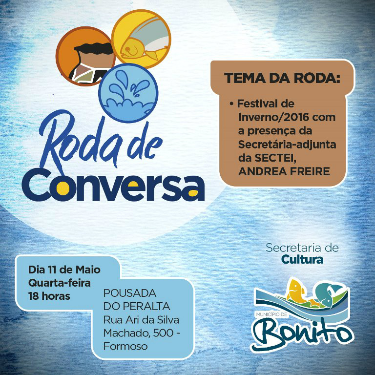 Secretaria de Cultura é reativada e realizará roda de conversa com o tema Festival de Inverno 2016