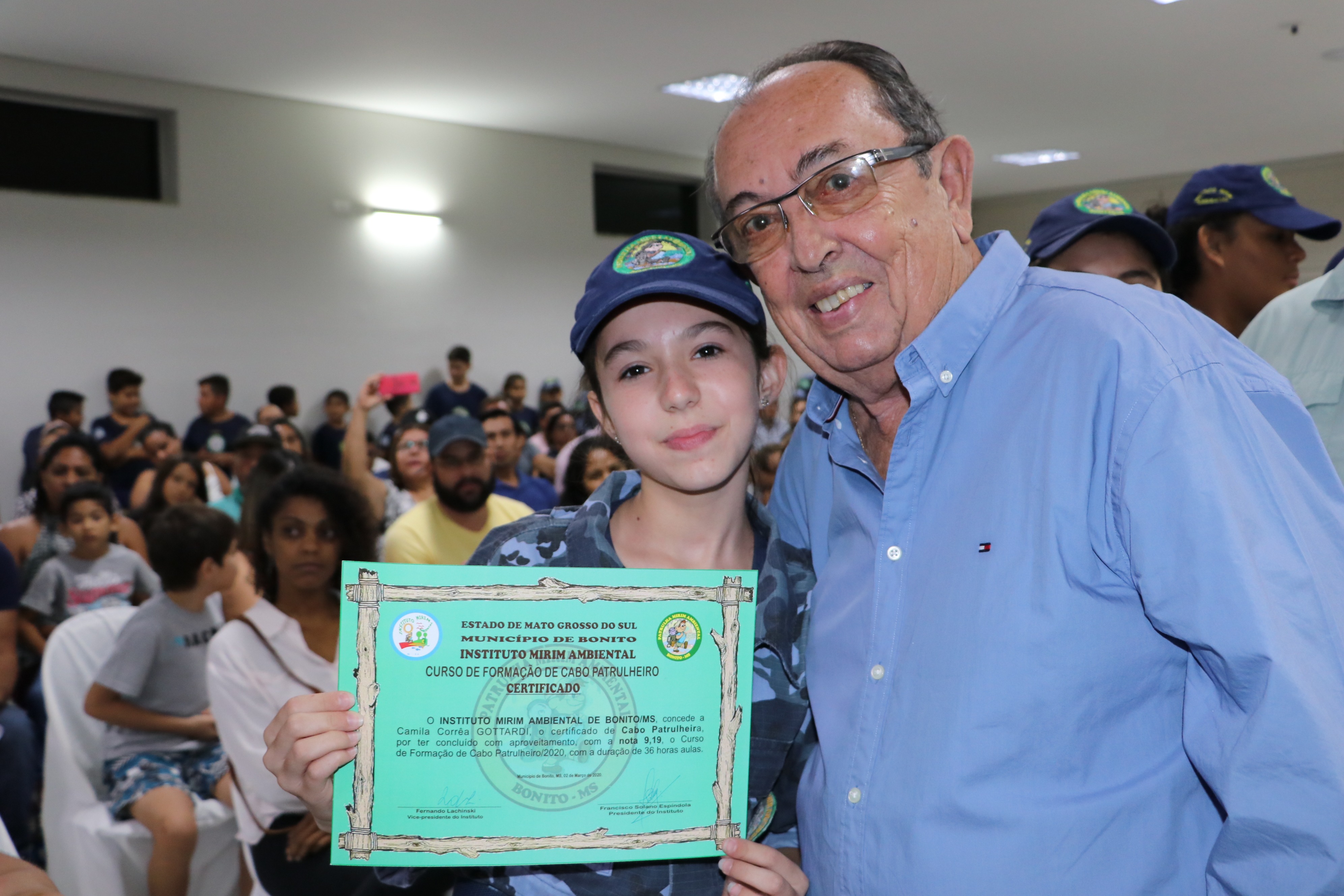 Prefeito participa da aula inaugural do Instituto Mirim Ambiental