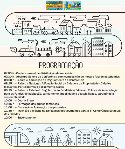Bonito sedia a 6ª Conferência Municipal das Cidades nesta terça-feira