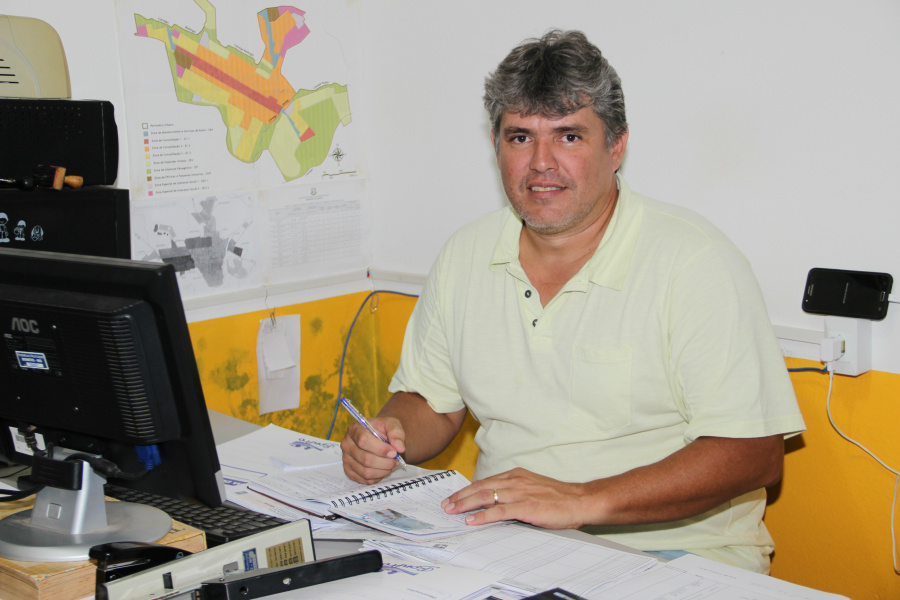 Secretário de Obras, Ygor Lopes /Foto:Glaucio Cezar Jabuty