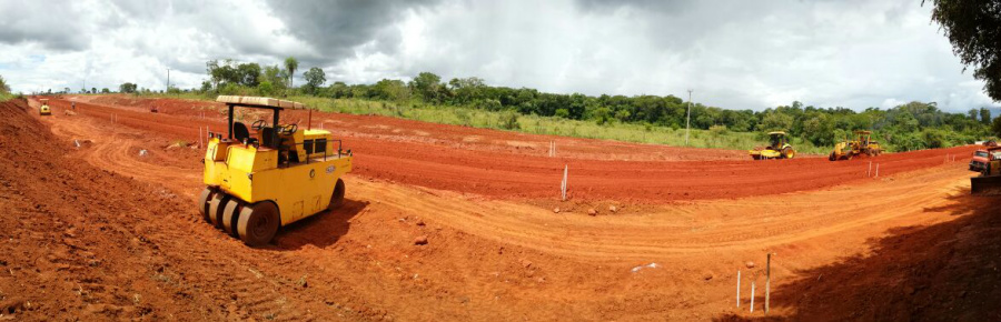 Pavimentação da estrada do Curê prossegue em ritmo acelerado Pavimentação da estrada do Curê prossegue em ritmo acelerado