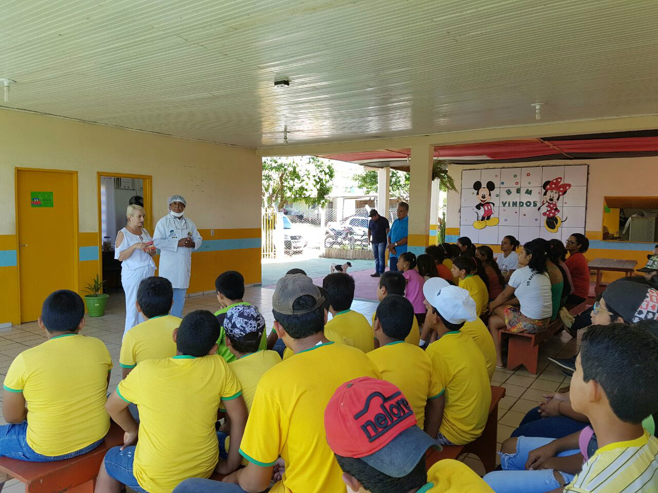 Palestra aos alunos